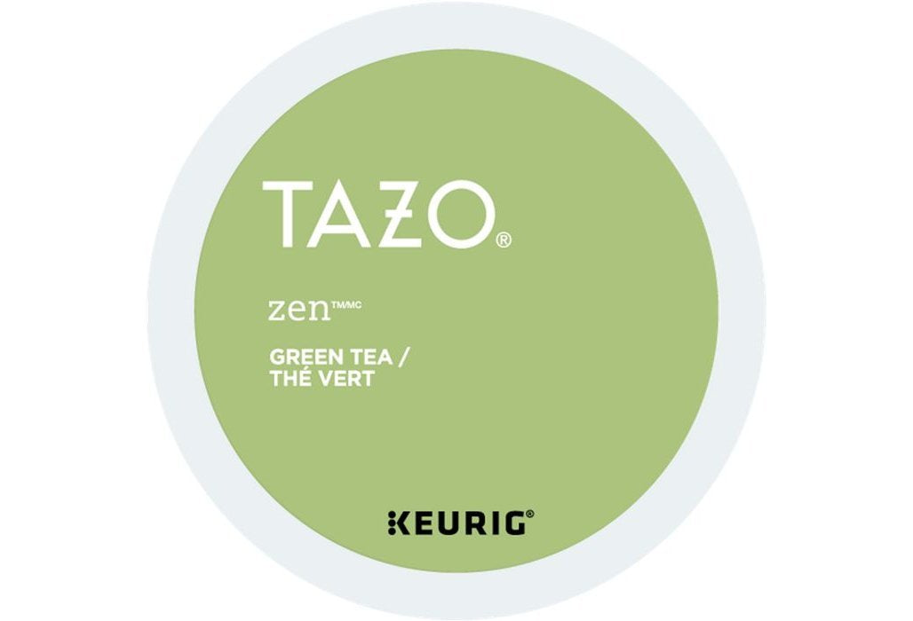 TAZO cápsula en mano compatible Keurig fácil preparación y extracción consistente