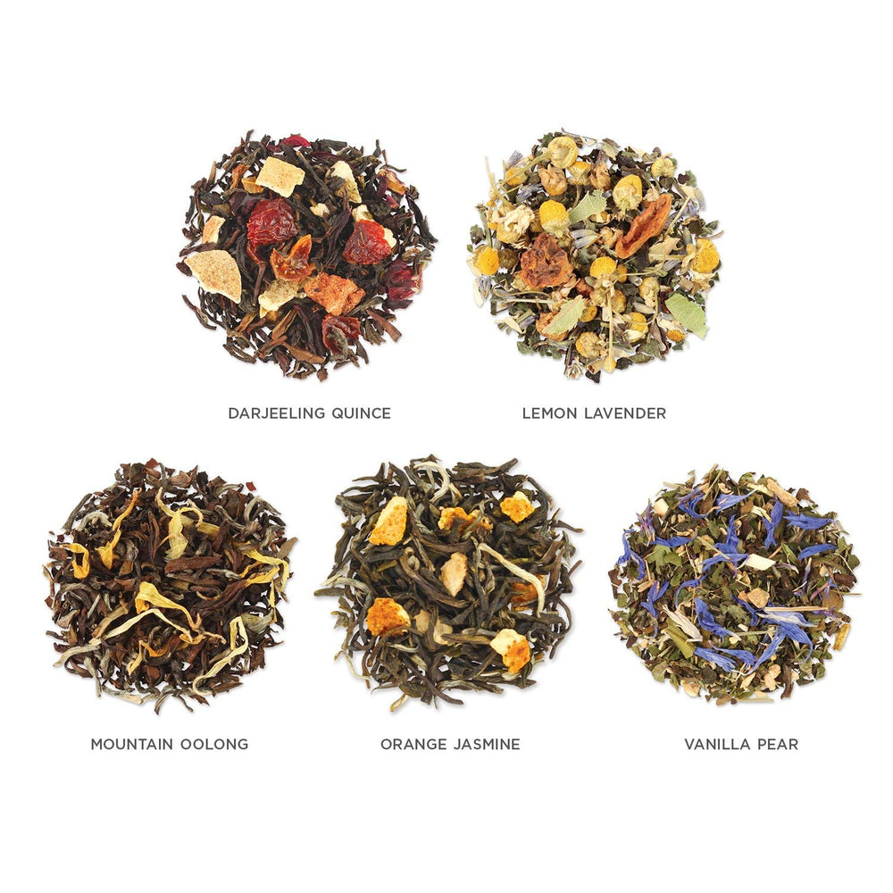 Tea Forte pouches junto a regla para comparar tamaño y porción exacta