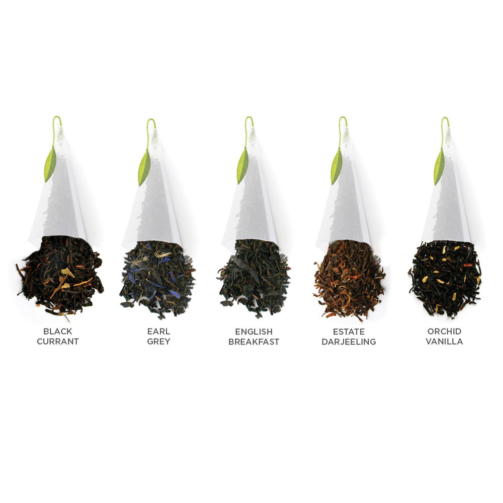 Tea Forte infusor en taza mientras se prepara, extracción óptima de sabor