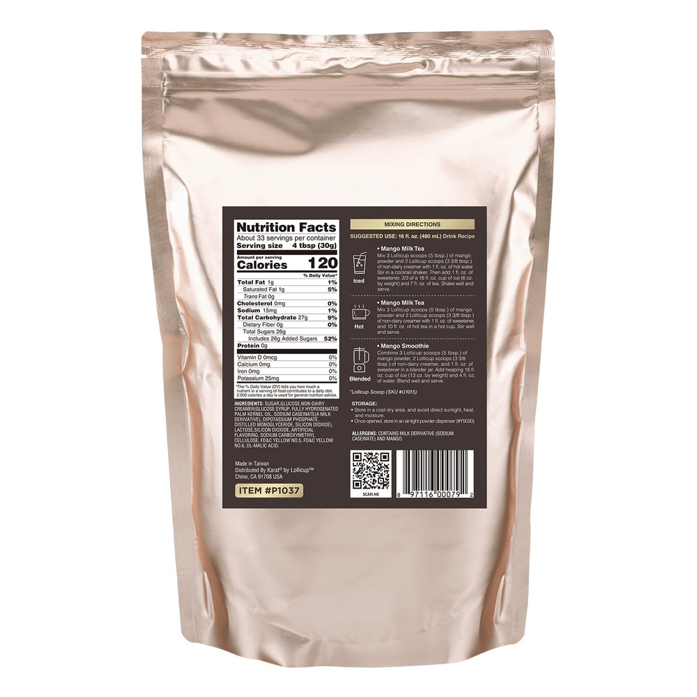 TEA ZONE etiqueta con lista de ingredientes para conocer composición y manejo