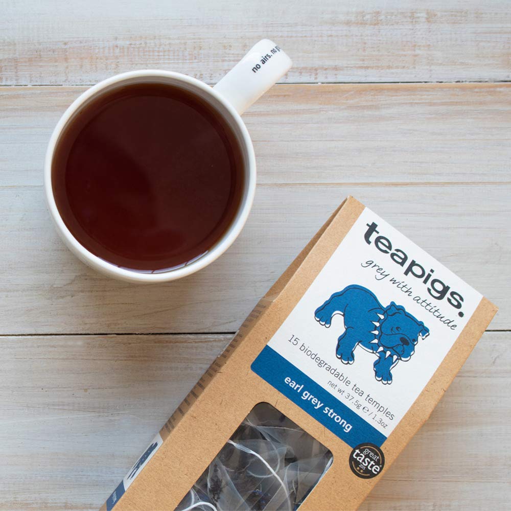 teapigs infusión en taza en uso resaltando aroma y riqueza