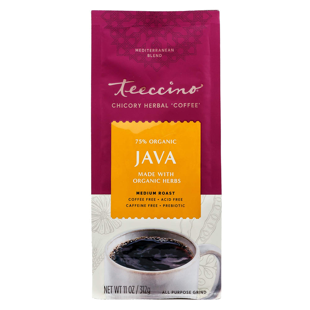 Teeccino uso en cocina sirviendo concentrado frío para bebidas veraniegas