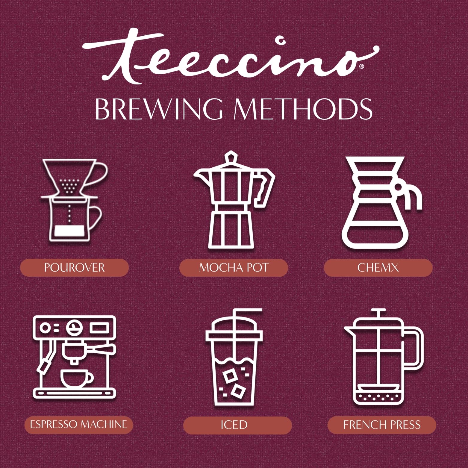 Teeccino textura de molido cerca que destaca suavidad y cremosidad
