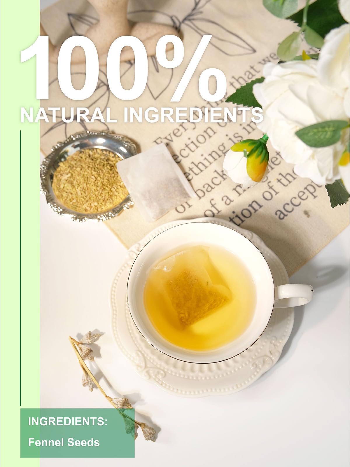 TeeLux taza con infusión servida, evidencia color y aspecto claro