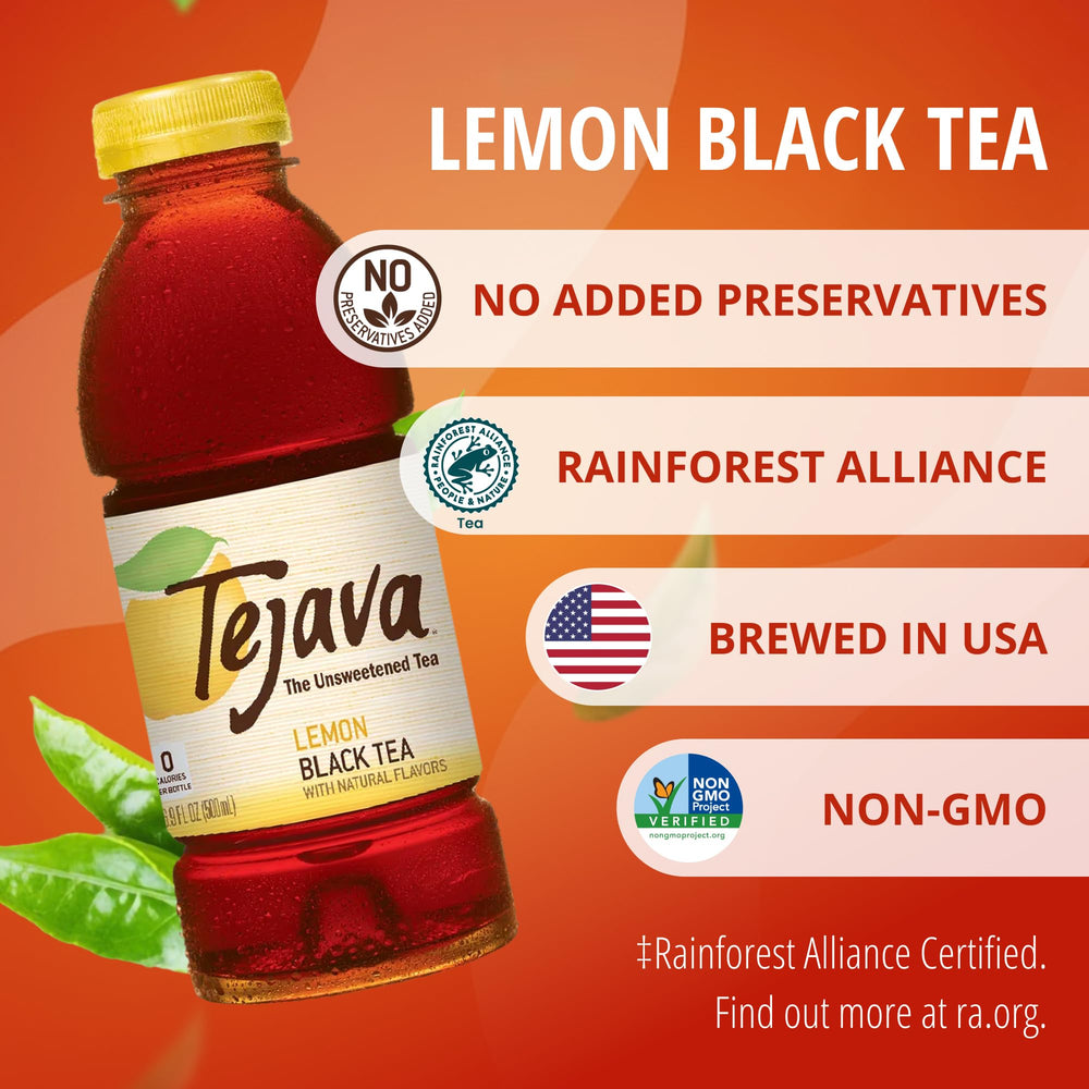 Tejava gotas y textura del té, evidencia de sabor limpio y natural