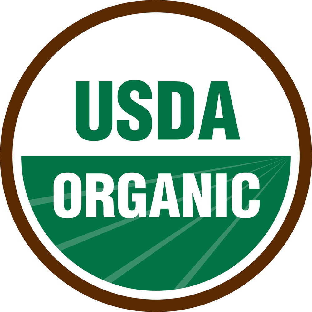 Terrasoul Superfoods etiqueta con certificaciones orgánico y sin gluten
