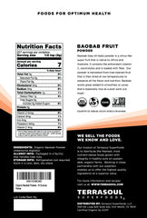 Terrasoul Superfoods primer plano de textura del polvo, fácil de mezclar
