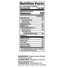 Terrasoul Superfoods cacao en batido vegano con apariencia cremosa