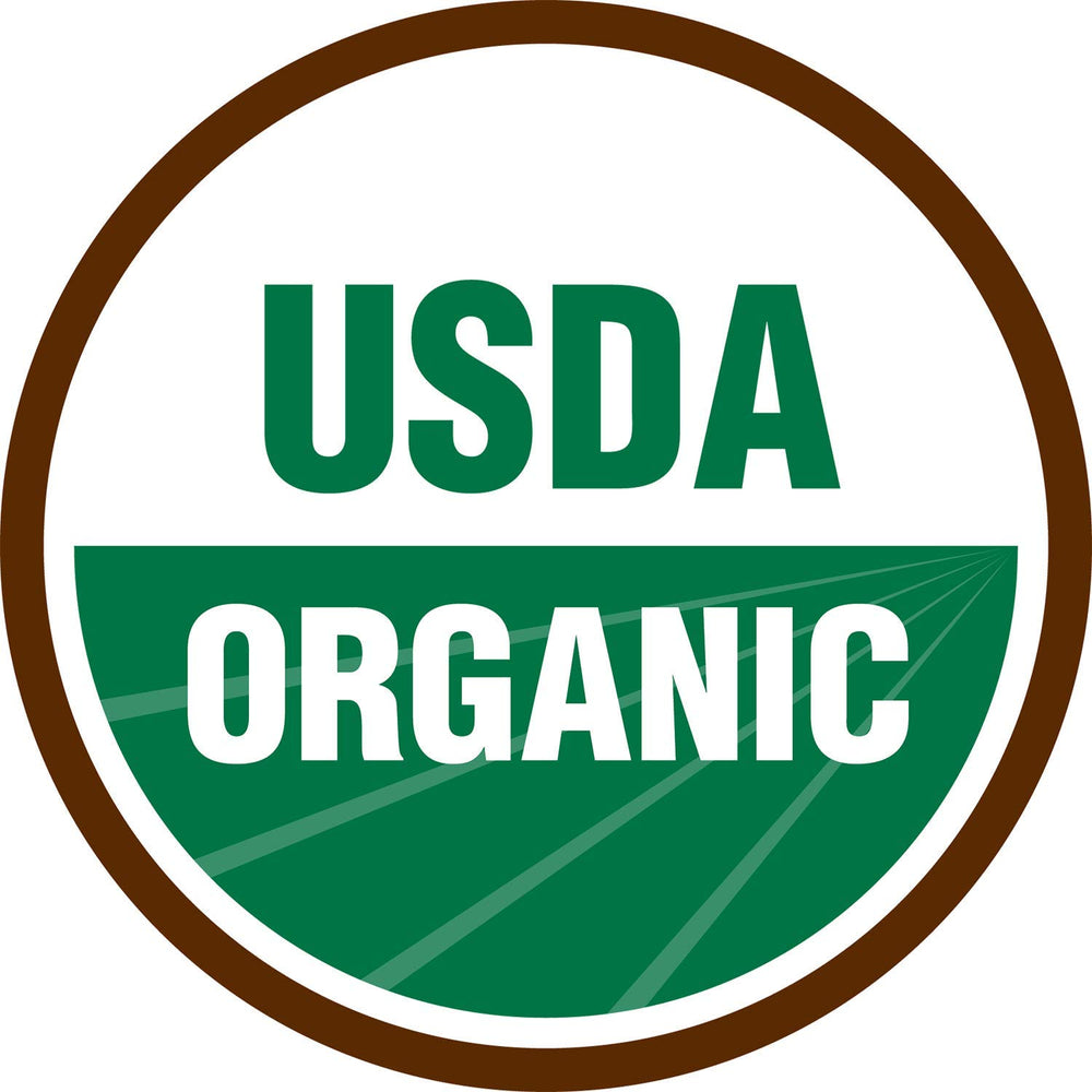 Terrasoul Superfoods etiqueta con certificaciones orgánica y Earth Kosher visibles