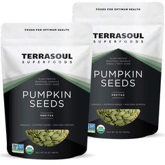 Terrasoul Superfoods empaque frontal de 4 libras con pepitas orgánicas, ahorro por cantidad