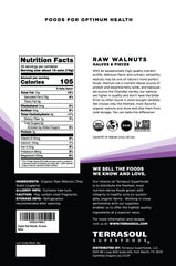 Terrasoul Superfoods primer plano de textura de nuez, aspecto cremoso