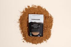 Terrasoul Superfoods taza de masala chai caliente lista para beber y reconfortar