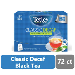 Tetley taza de té humeante que sugiere confort y sabor
