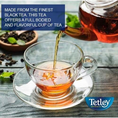 Tetley preparar con leche para una taza más cremosa y suave