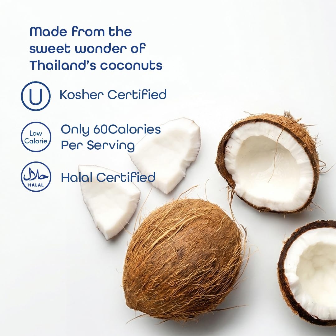 Thai Coco cartón en mano mostrando tamaño portable y práctico
