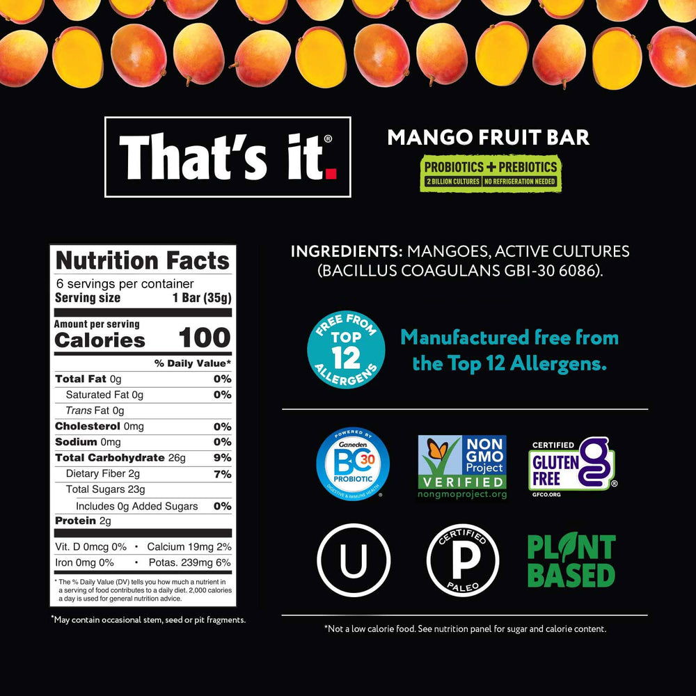 That's it. etiqueta nutricional y probióticos visibles para información clara