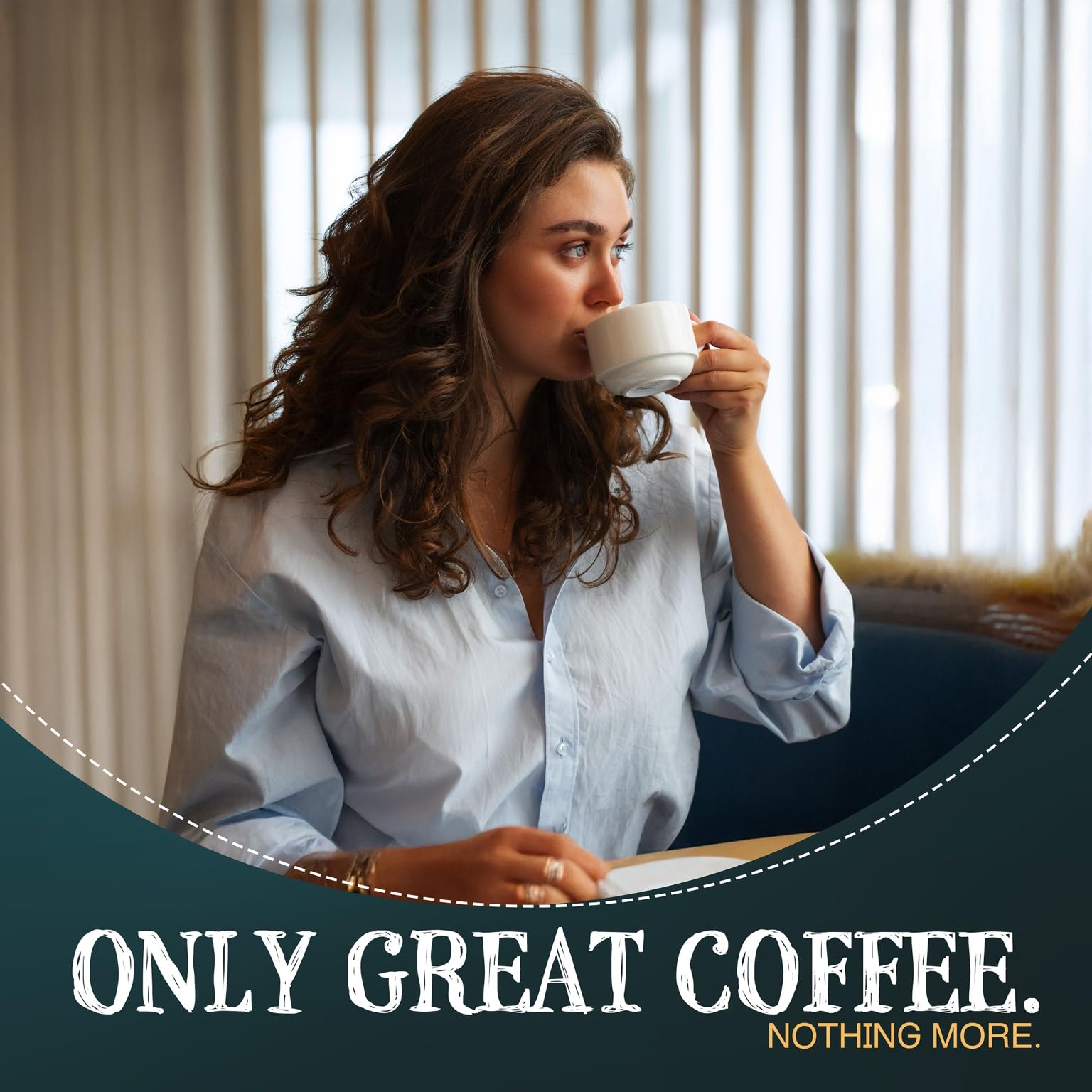The Bean taza servida lista para tomar, ilustrando aroma y sabor equilibrado