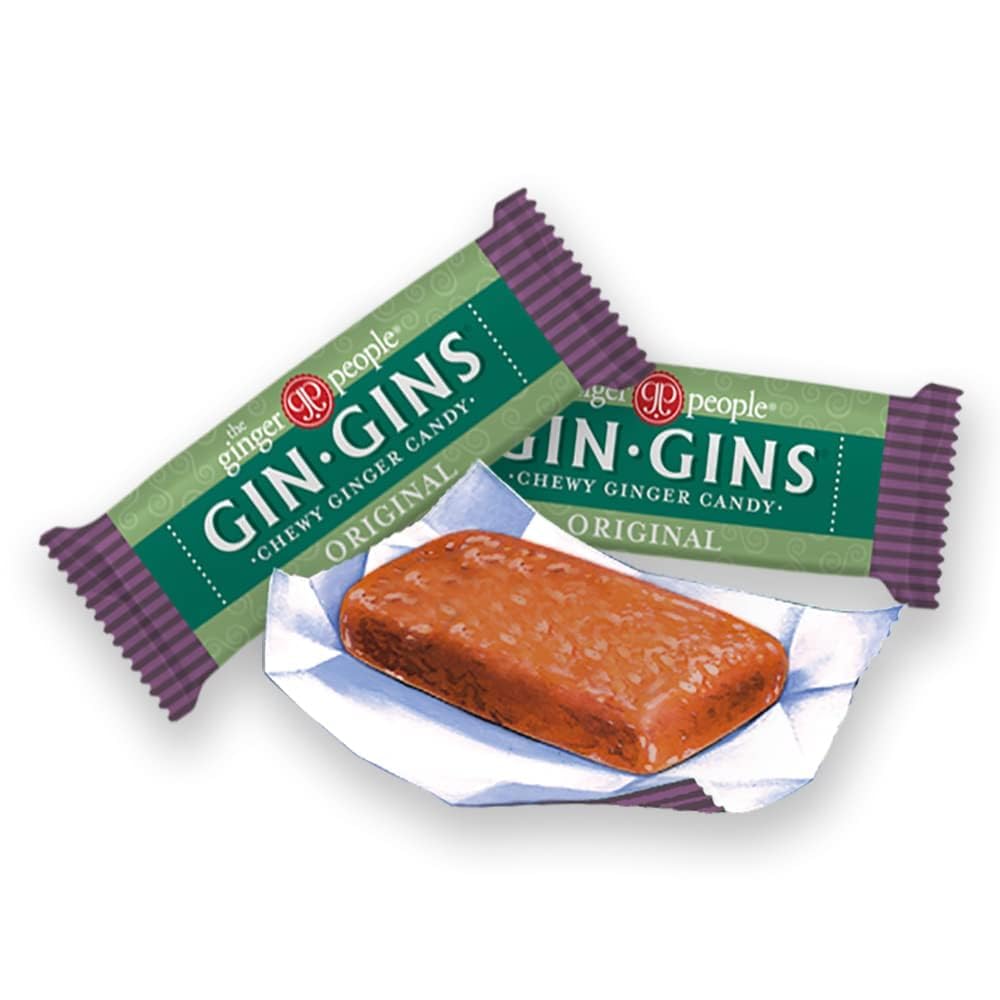 The Ginger People caramelos en un bol listos para compartir y saborear