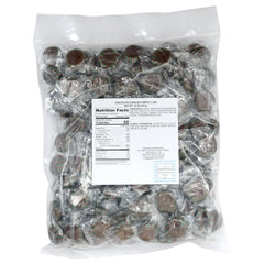 THE HAMPTON CANDY COMPANY primer plano de textura de chocolate con brillo atractivo