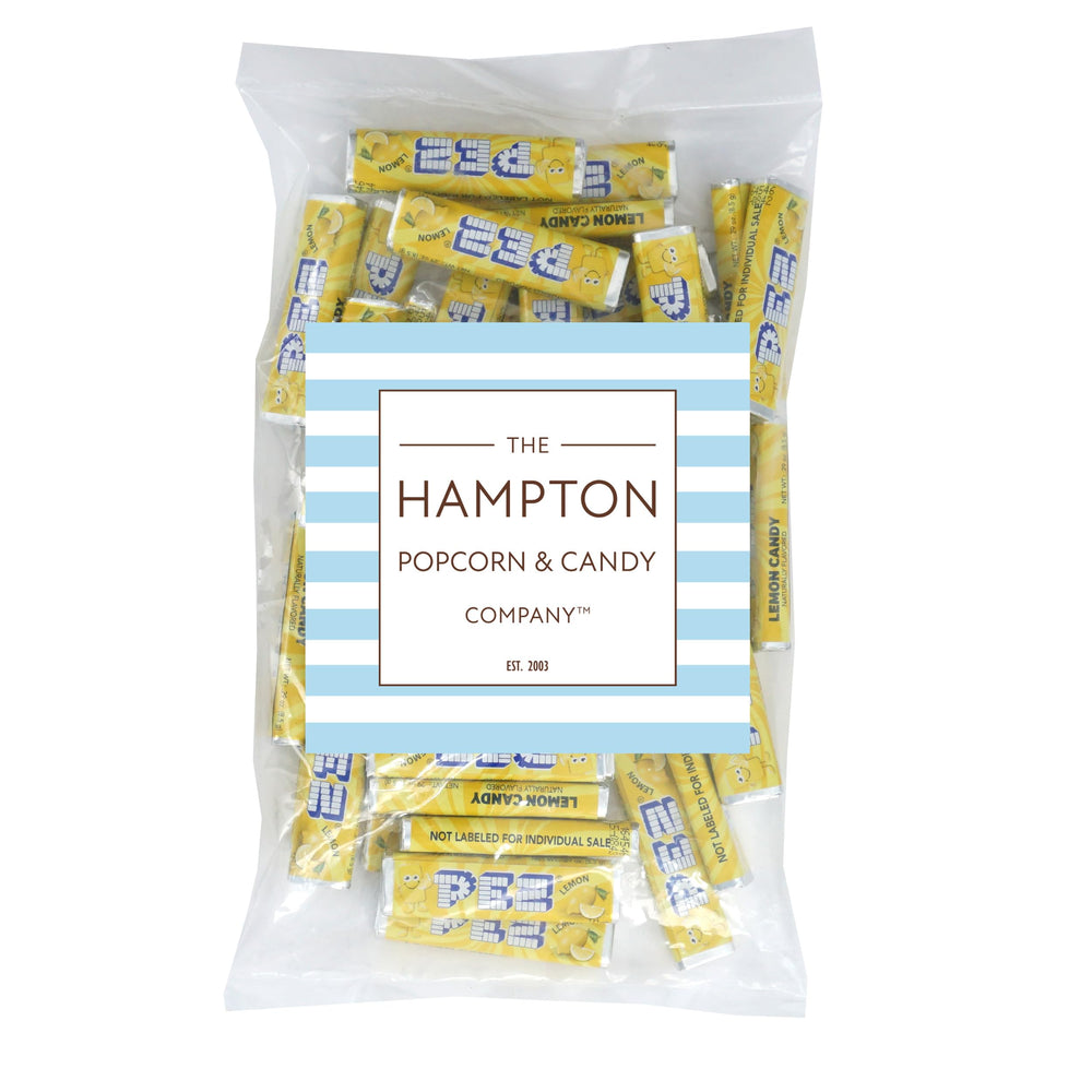THE HAMPTON CANDY COMPANY primer plano de caramelo envuelto que resalta frescura