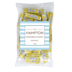 THE HAMPTON CANDY COMPANY primer plano de caramelo envuelto que resalta frescura