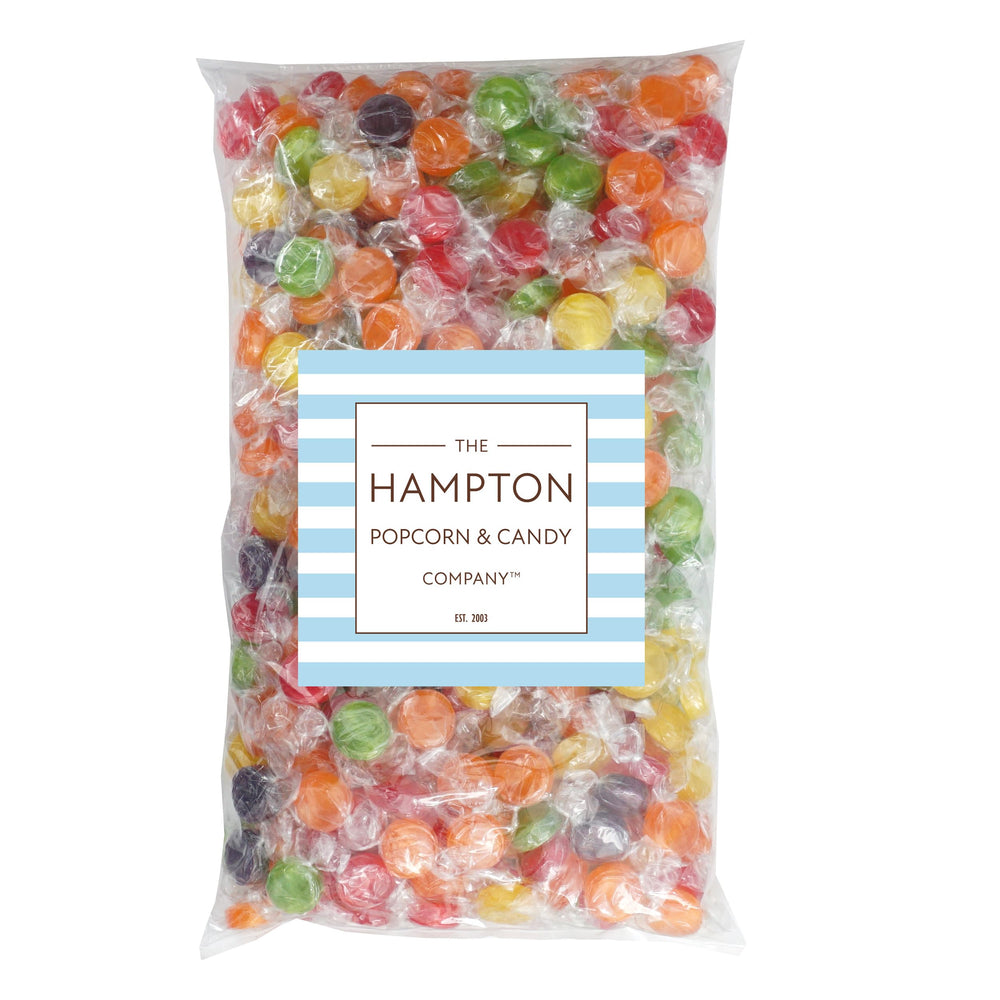 THE HAMPTON CANDY COMPANY primer plano de disco y textura brillante