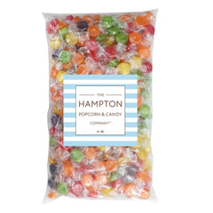 THE HAMPTON CANDY COMPANY primer plano de disco y textura brillante