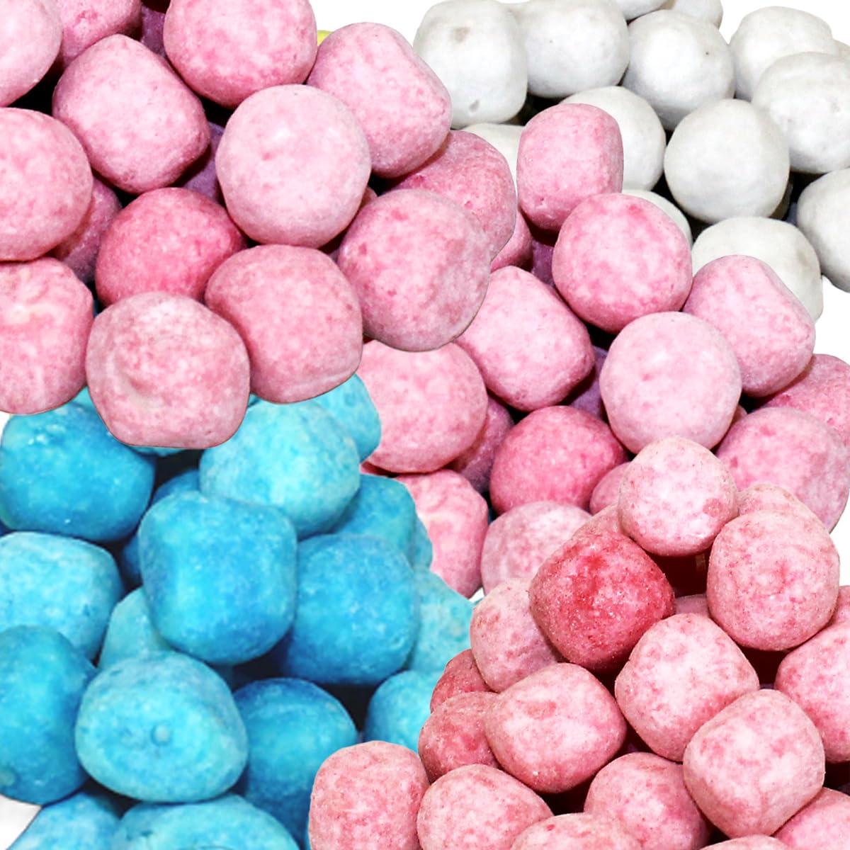 THE HAMPTON CANDY COMPANY primer plano textura polvillo y centro jugoso