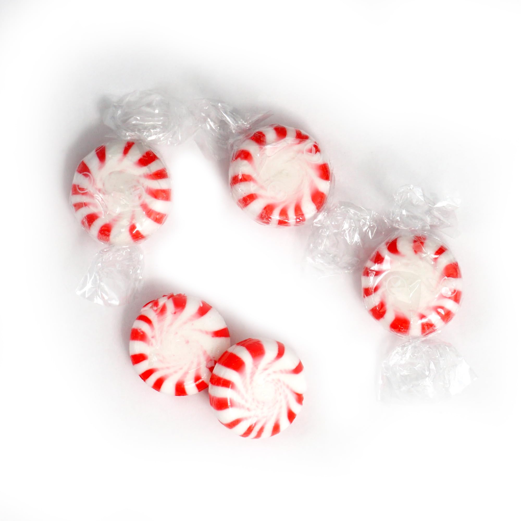 THE HAMPTON CANDY COMPANY menta en mano para comparar tamaño y portabilidad