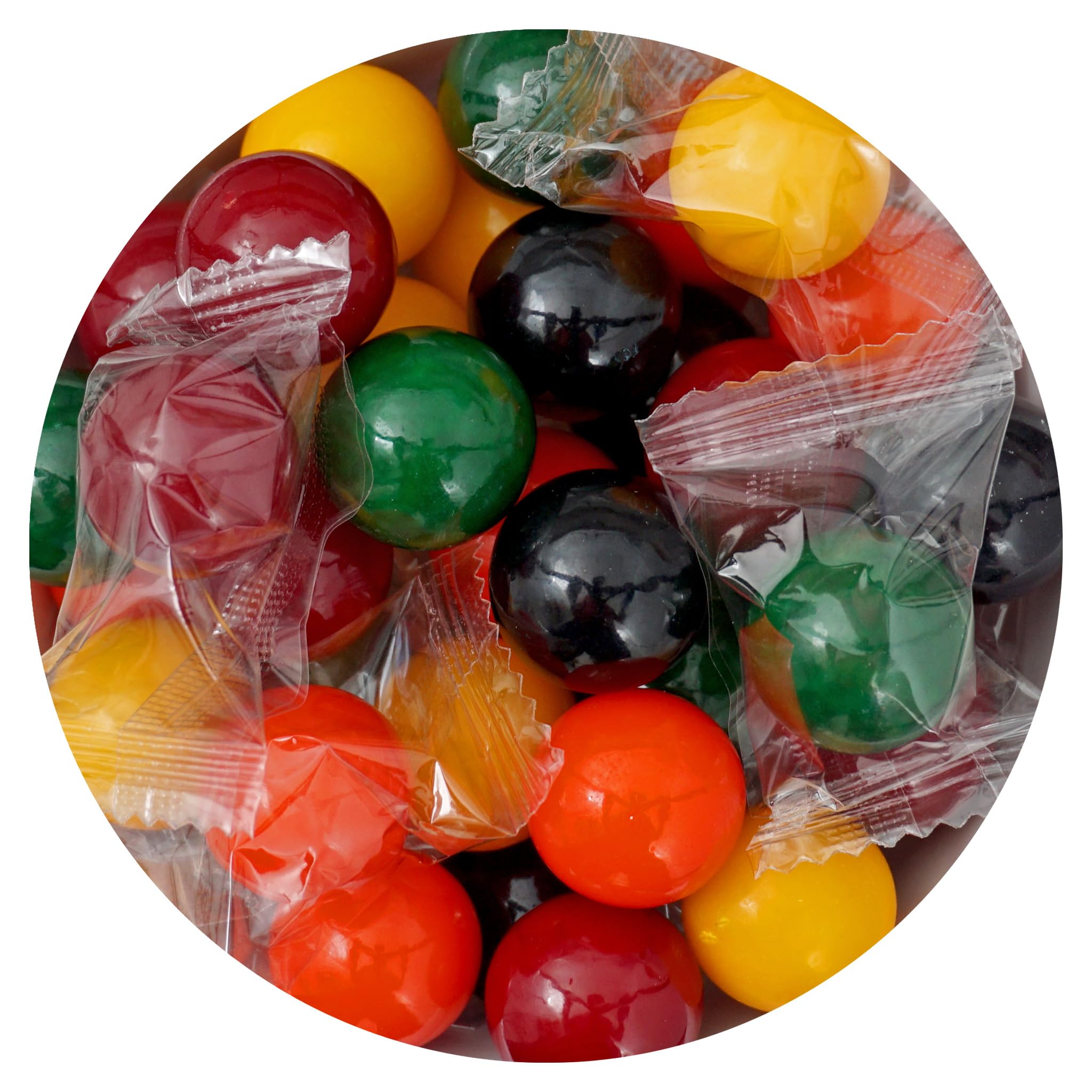 THE HAMPTON CANDY COMPANY jawbreakers envueltos en mano, prácticos para repartir
