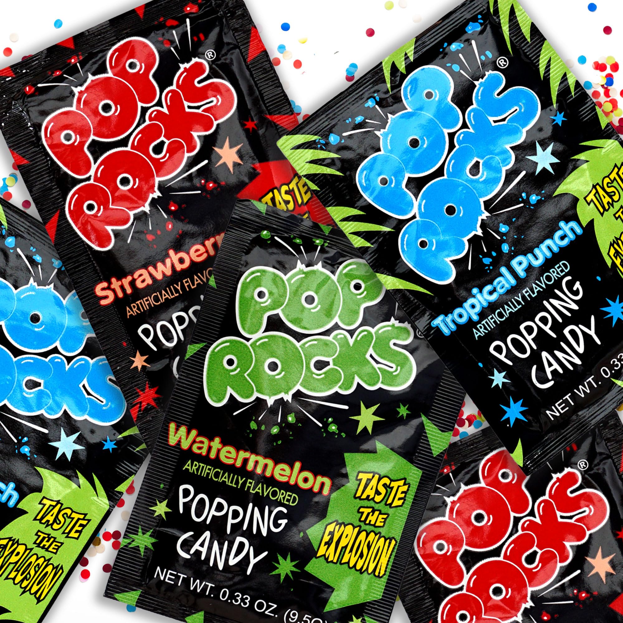 The Hampton Candy Company Pop Rocks en uso durante una fiesta aportando diversión