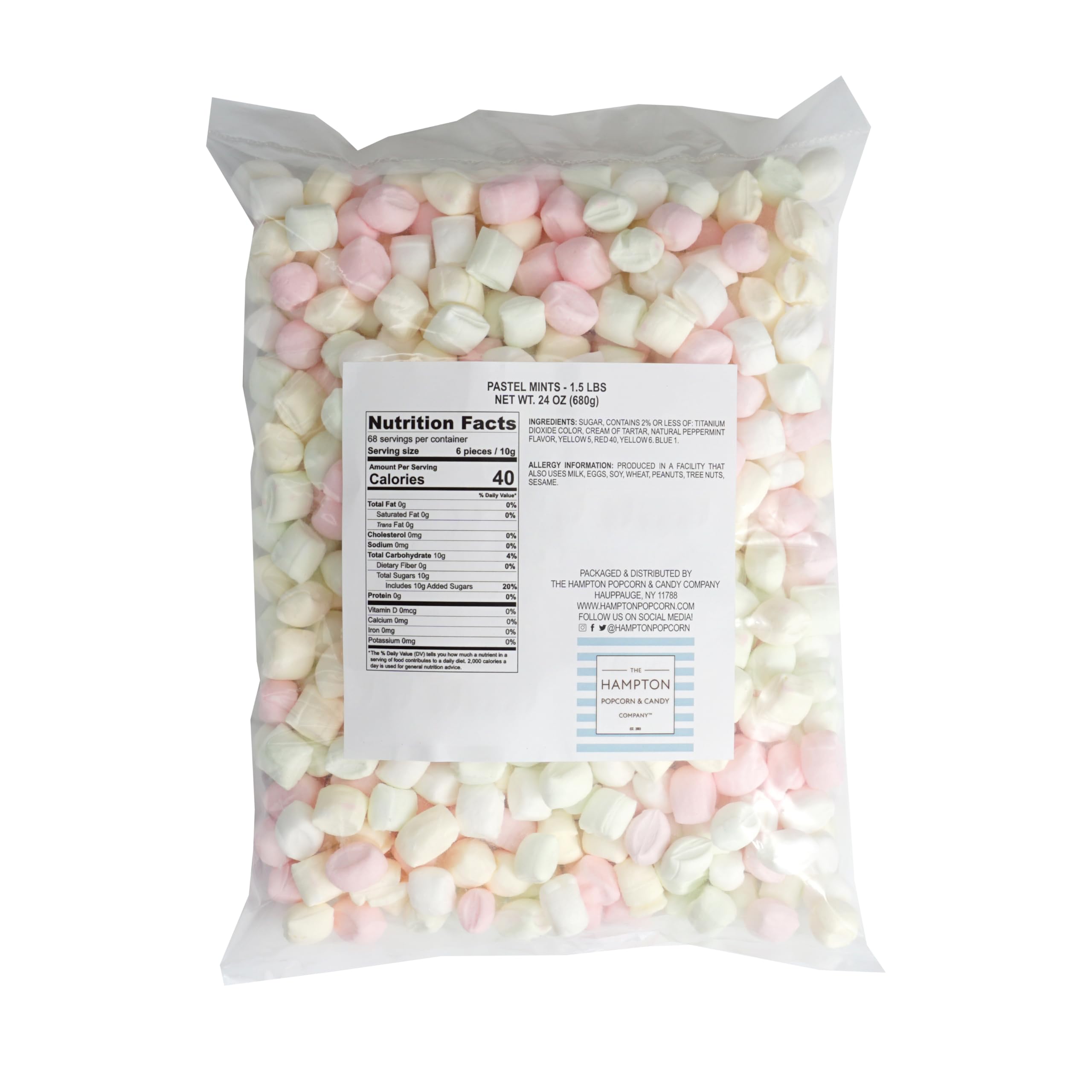 THE HAMPTON CANDY COMPANY primer plano textura suave y aspecto cremoso