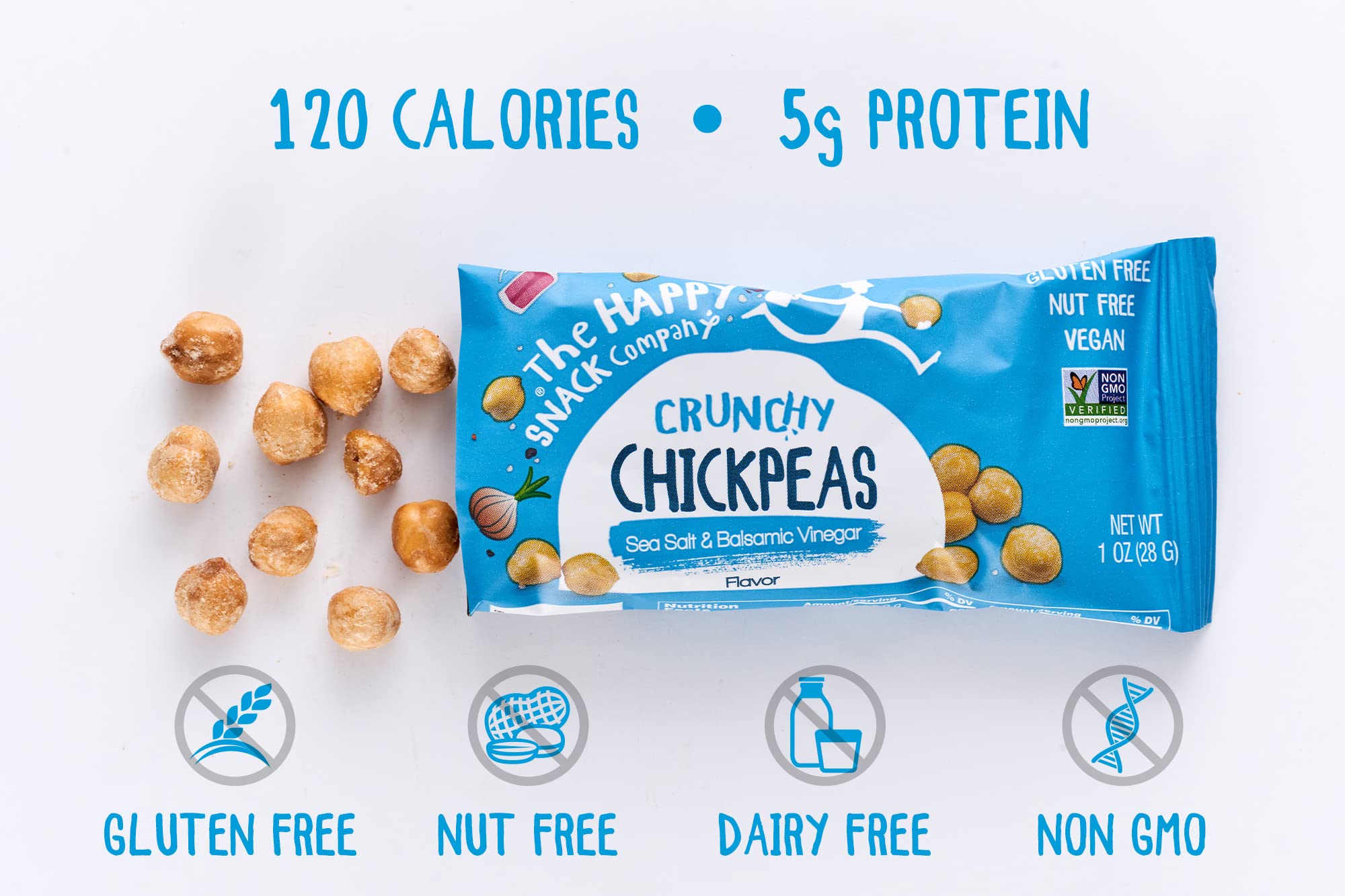 The Happy Snack Company primer plano Lime & Cracked Pepper aroma cítrico