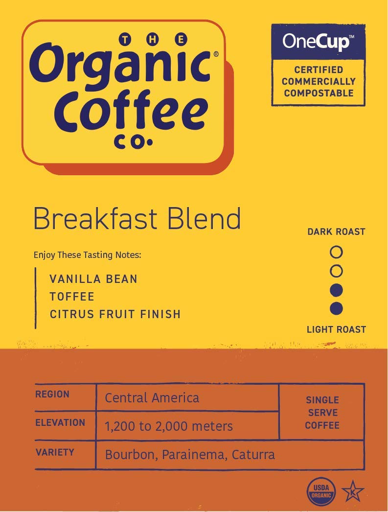 The Organic Coffee Co. vista del molido fresco que resalta aroma y calidad del café
