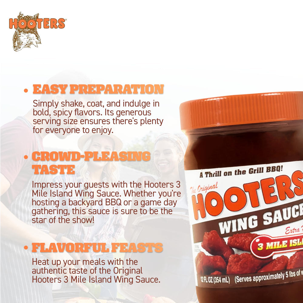 The Original Hooters etiqueta detallada mostrando ingredientes clave y autenticidad