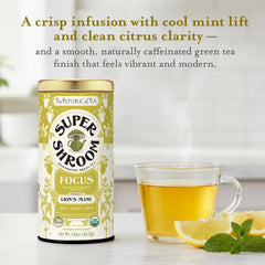 The Republic of Tea bolsita redonda sin blanquear lista para infusionar