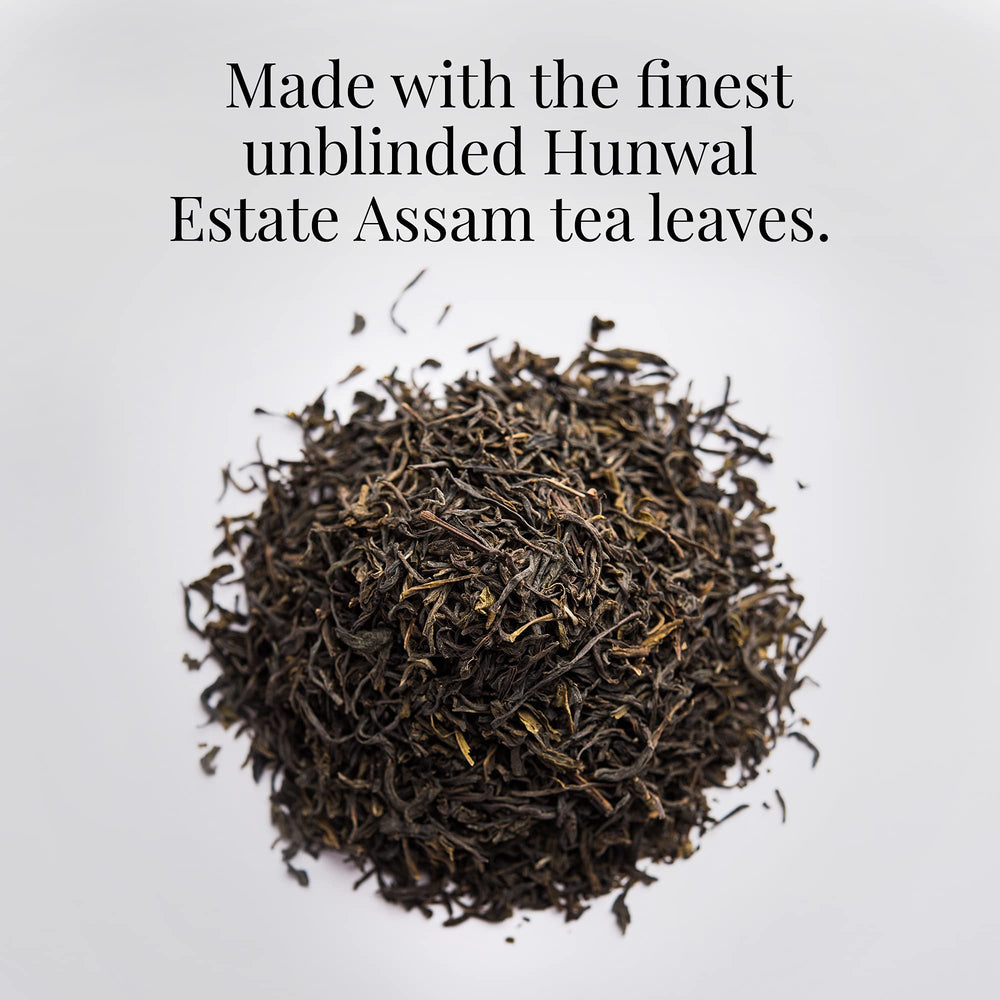 The Republic of Tea lata 3.5 oz junto a mano para comparar tamaño práctico