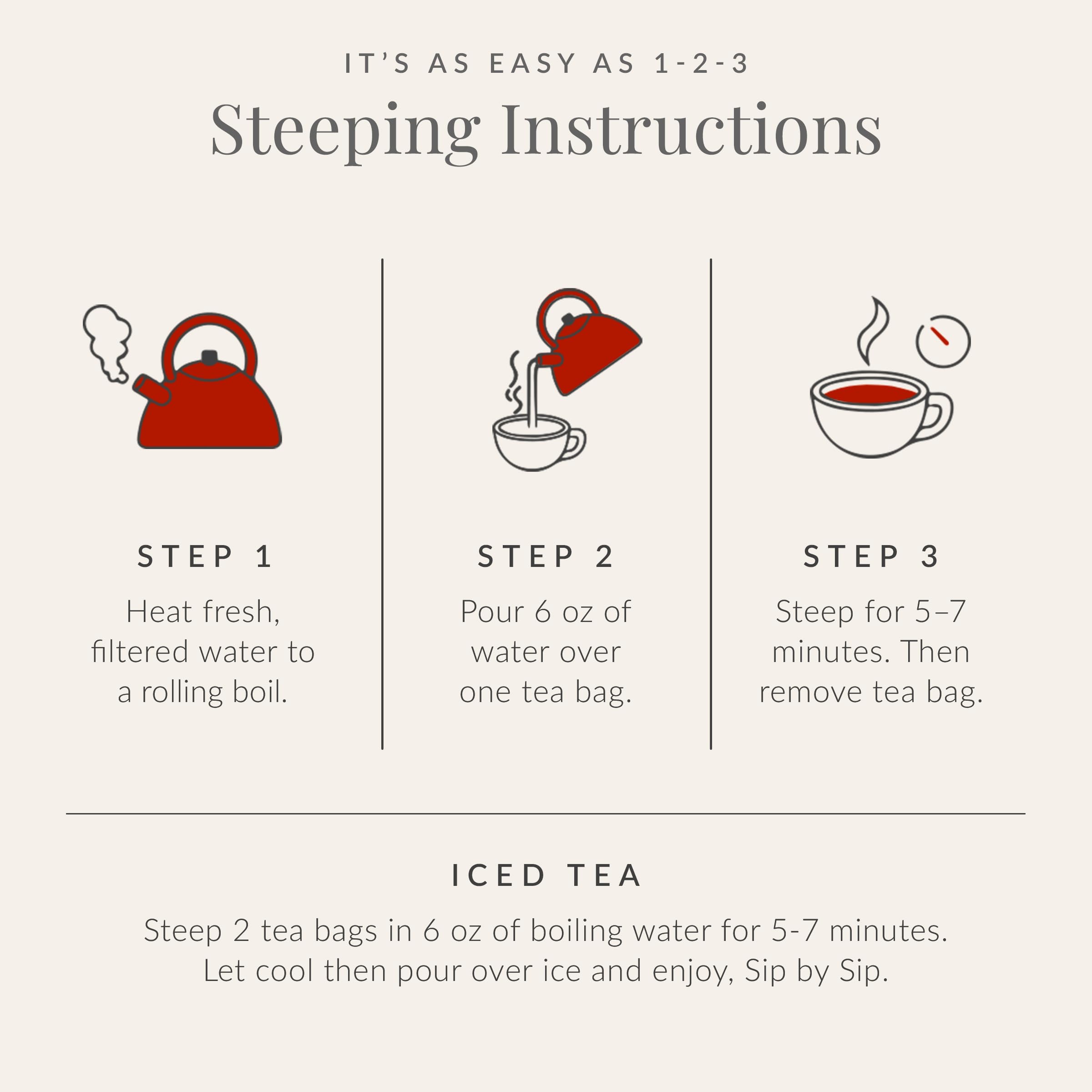 The Republic of Tea lata abierta con bolsitas protegidas para conservar aroma