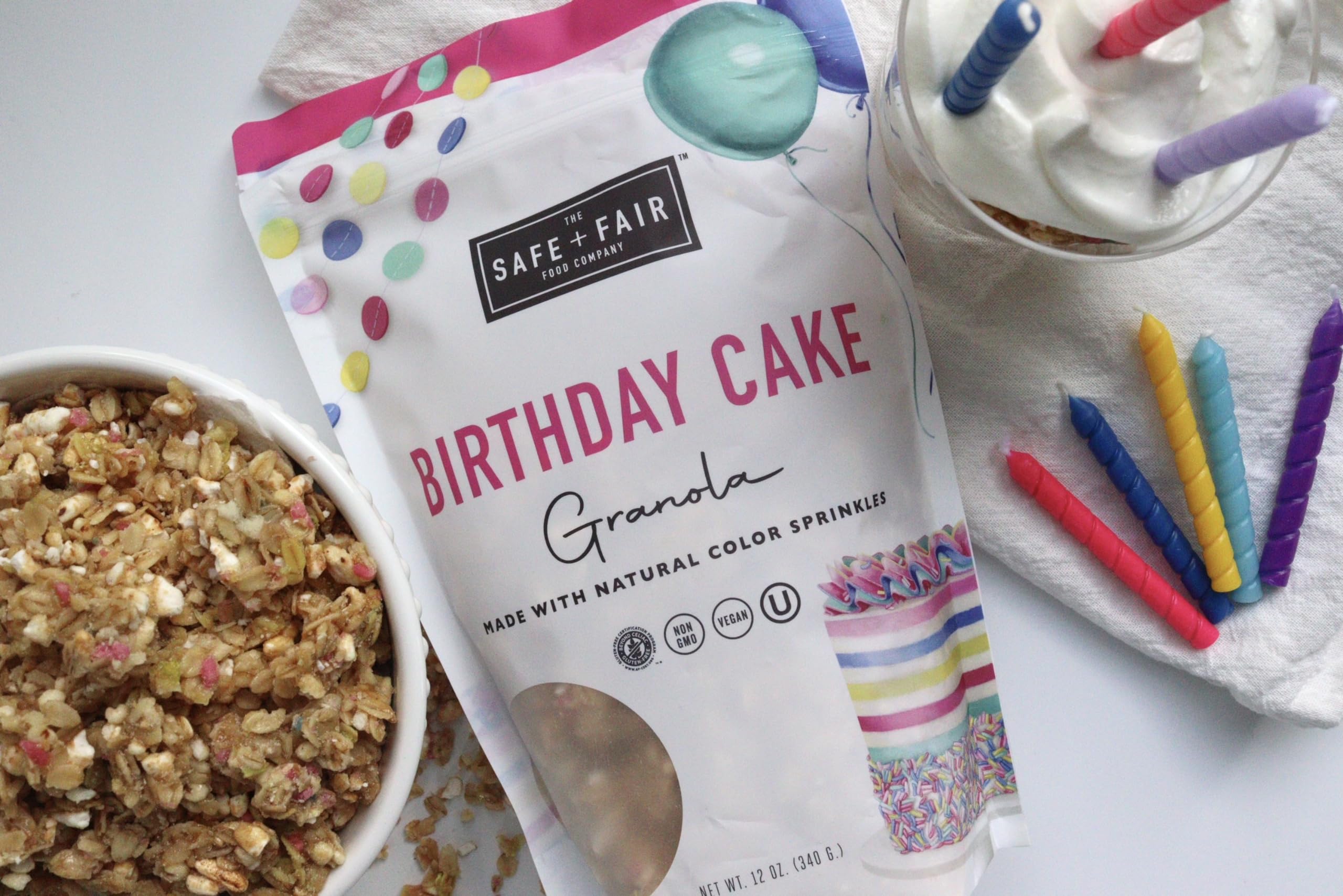 The Safe + Fair Food Company pack de seis cajas listo para almacenamiento