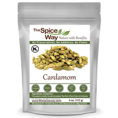 The Spice Way vainas frente mostrando empaque fresco y aroma