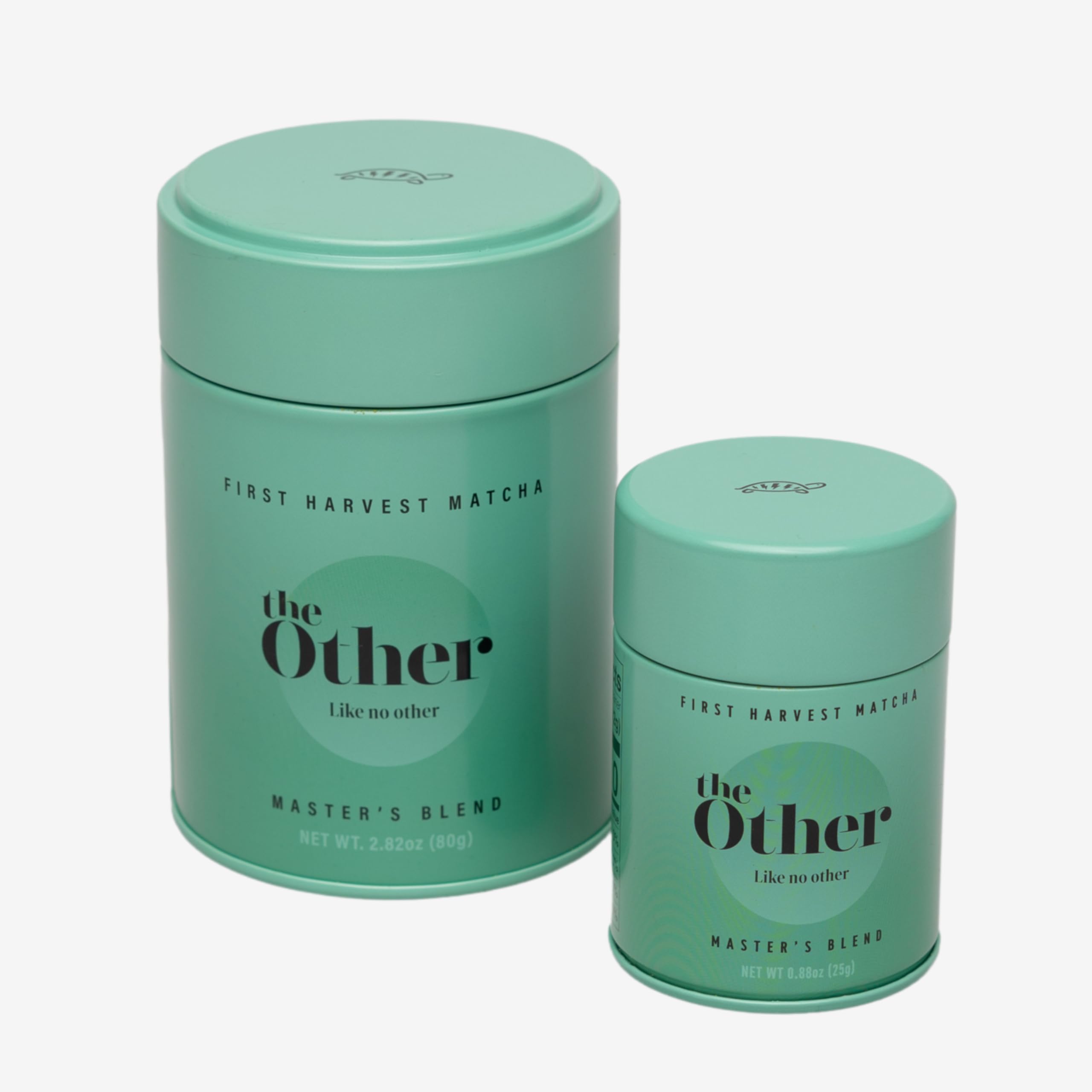 The Other Like No Other comparativa de escala mostrando el frasco de 25 g