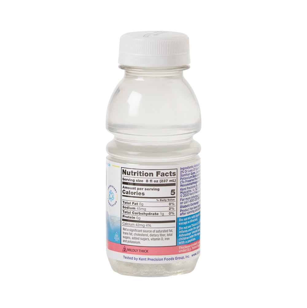 Thick-It botella abierta vertiendo controladamente para seguridad