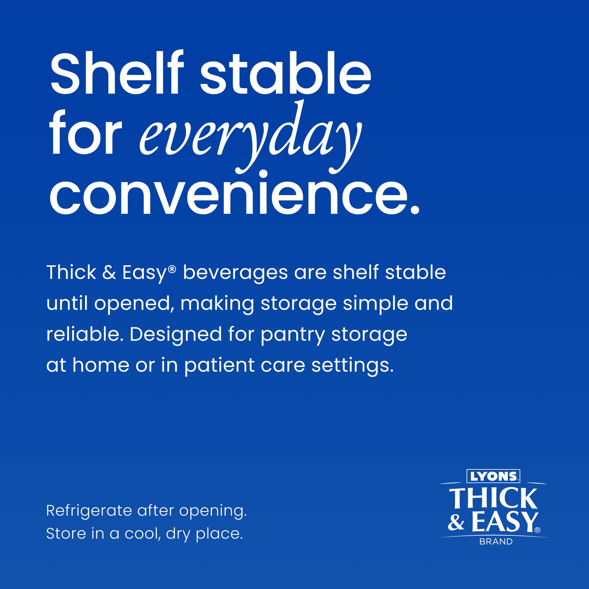 Thick & Easy en entorno de cuidado mostrando uso práctico en atención diaria