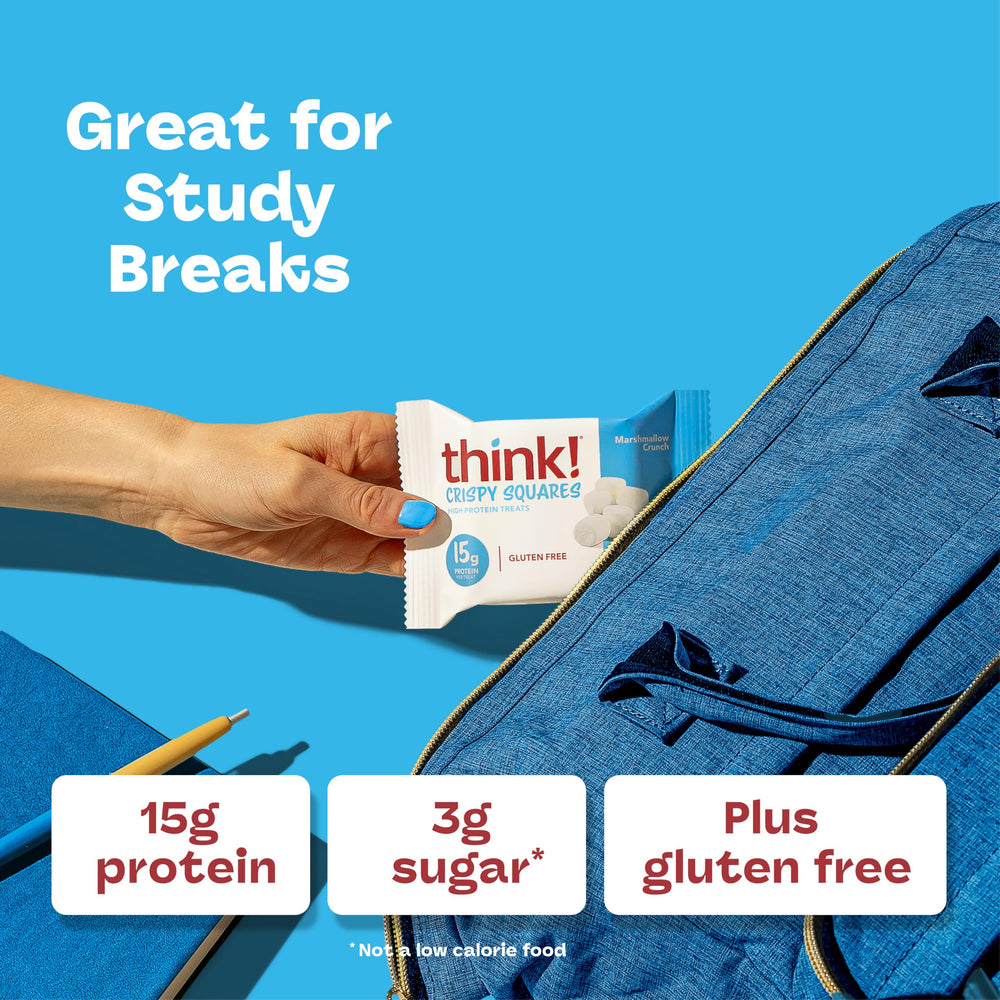 thinkThin snack junto a equipo de gimnasio, opción rápida post-entreno