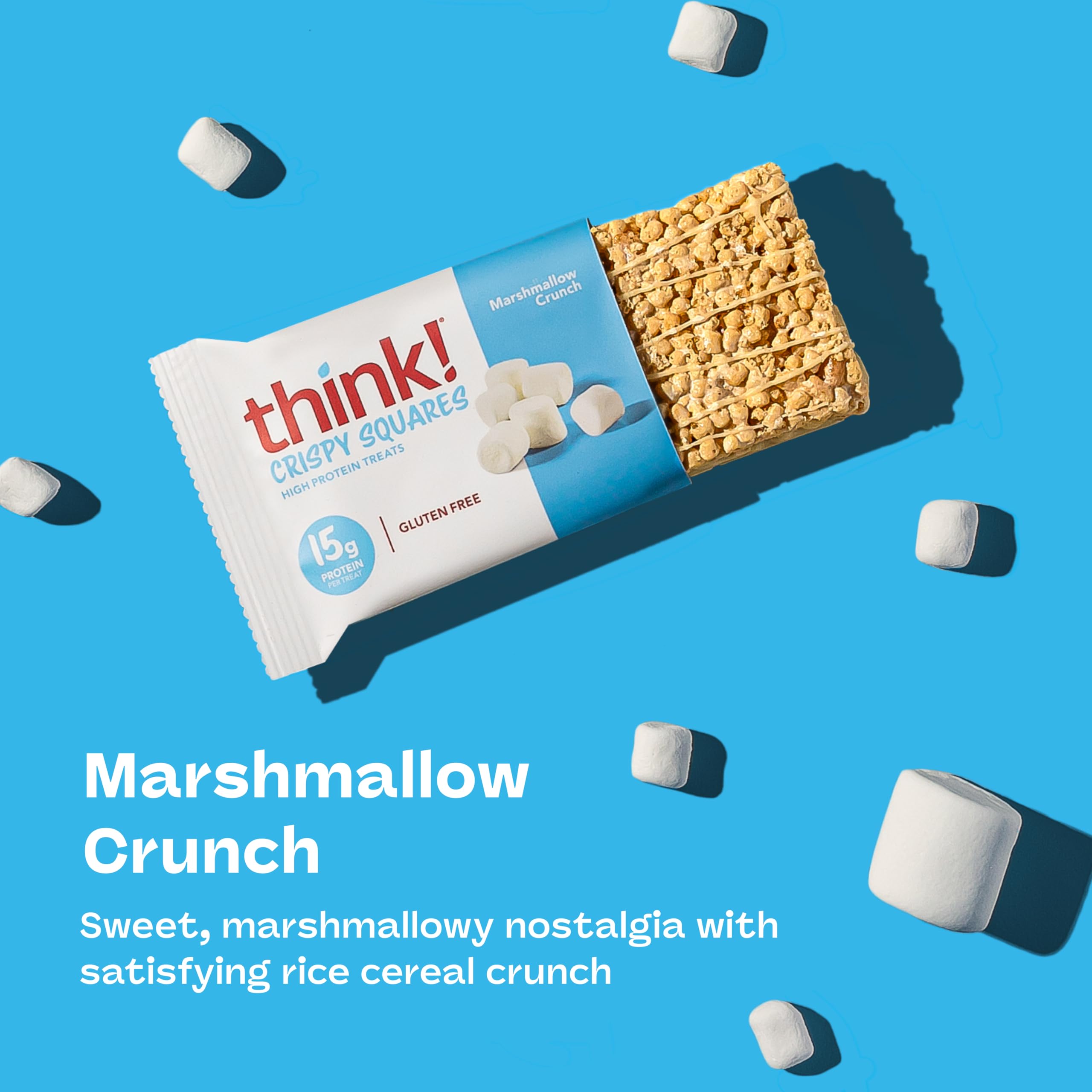 thinkThin barrita fuera del empaque lista para comer, portátil y práctica