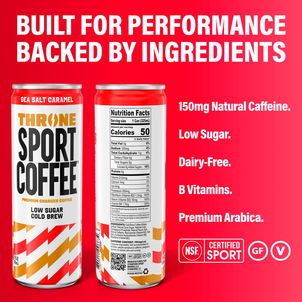 Throne Sport Coffee botella abierta lista para beber y práctica