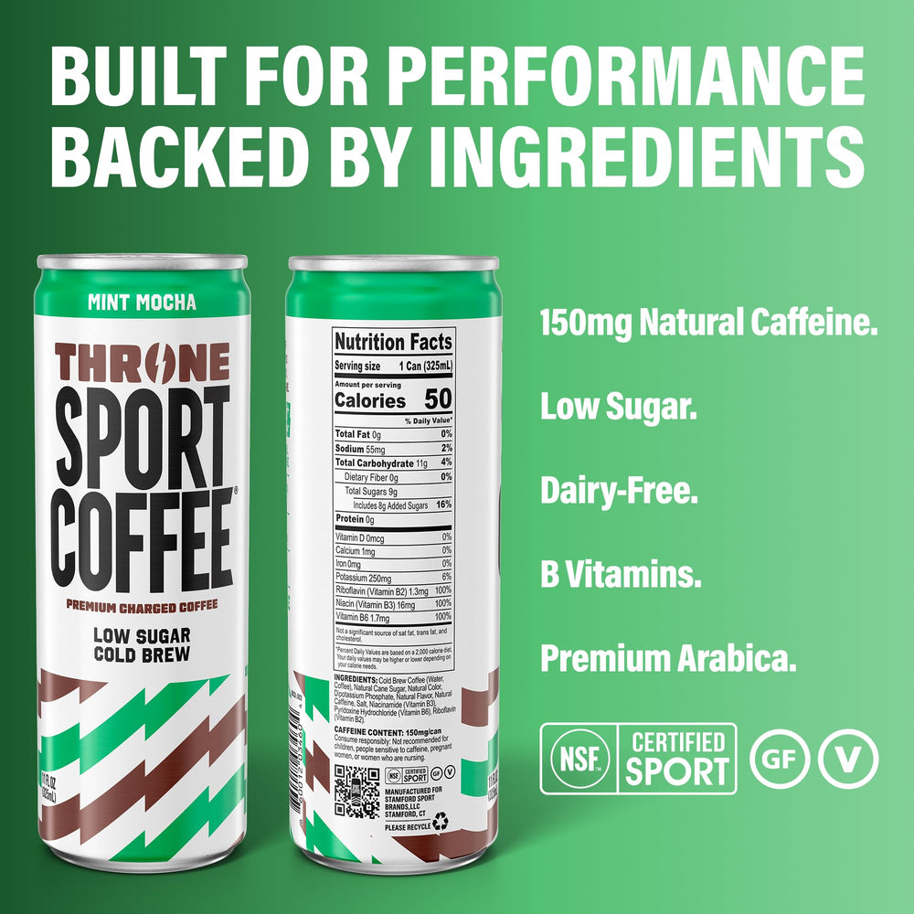Throne Sport Coffee comparación de tamaño para escala y portabilidad