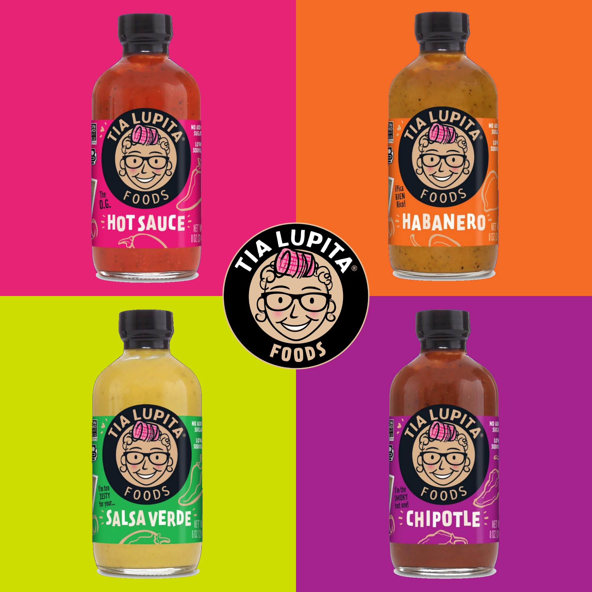 Tia Lupita pack de dos botellas presentado como regalo o compra familiar