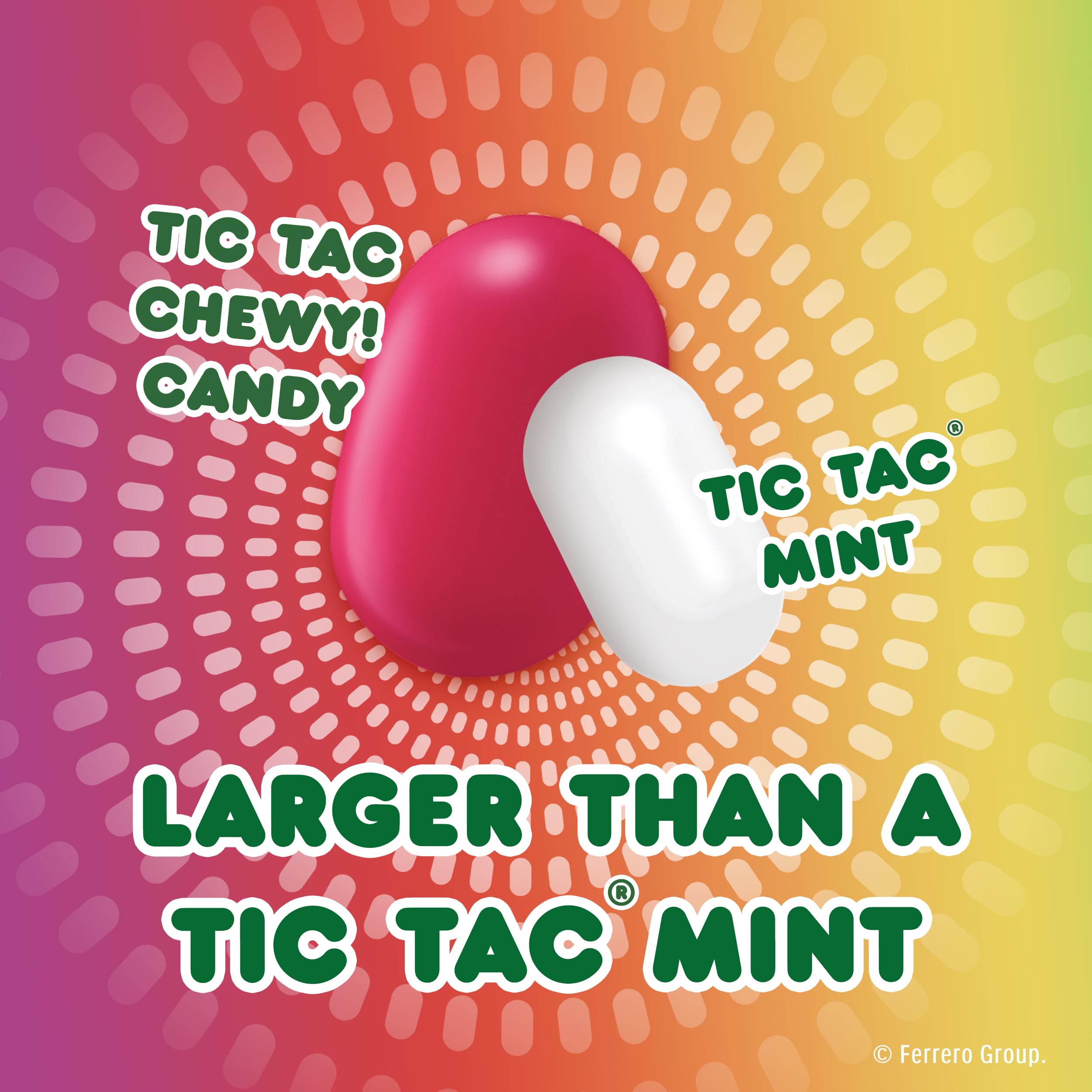 Tic Tac cuenco en sala para noche de cine como snack ideal