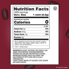 Tic Tac Dr Pepper detalle de las mentas resaltando textura crujiente y color